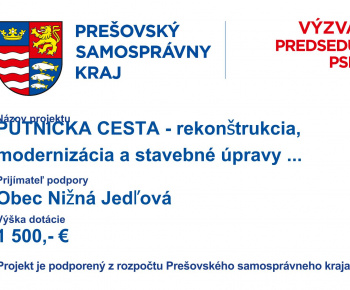 Pútnická cesta - rekonštrukcia, modernizácia a stavebné úpravy drevených krížov a ich okolia v obci Nižná Jedľová 